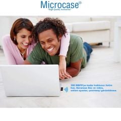 Microcase 2.4GHz 300 Mbps 5 Dbi USB Wireless Adaptör WiFi Anten 15.5cm - AL4222