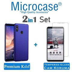 Microcase Xiaomi Mi Max 3 Premium Matte Silikon Kılıf + CAM