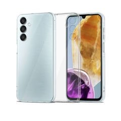 Microcase Samsung Galaxy M15 / F15 5G   Slim Serisi Soft TPU Silikon Kılıf - Şeffaf AL3324