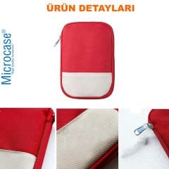 Microcase Taşınabilir Mini İlaç ve Sağlık Çantası İlk Yardım Seti İlaç Saklama Çantası AL4230