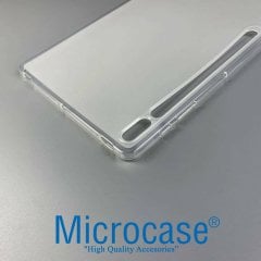 Microcase Samsung Galaxy Tab S7 Plus T970 12.4 inch Silikon Kılıf - Şeffaf