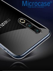 Microcase Meizu 16s Ultra İnce 0.2 mm Soft Silikon Kılıf + Tempered Glass Cam Koruma (SEÇENEKLİ)