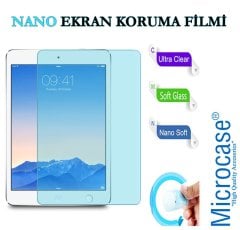 Microcase iPad Air 2 Delüx Serisi Universal Standlı Deri Kılıf - Kırmızı + Nano Esnek Ekran Koruma Filmi