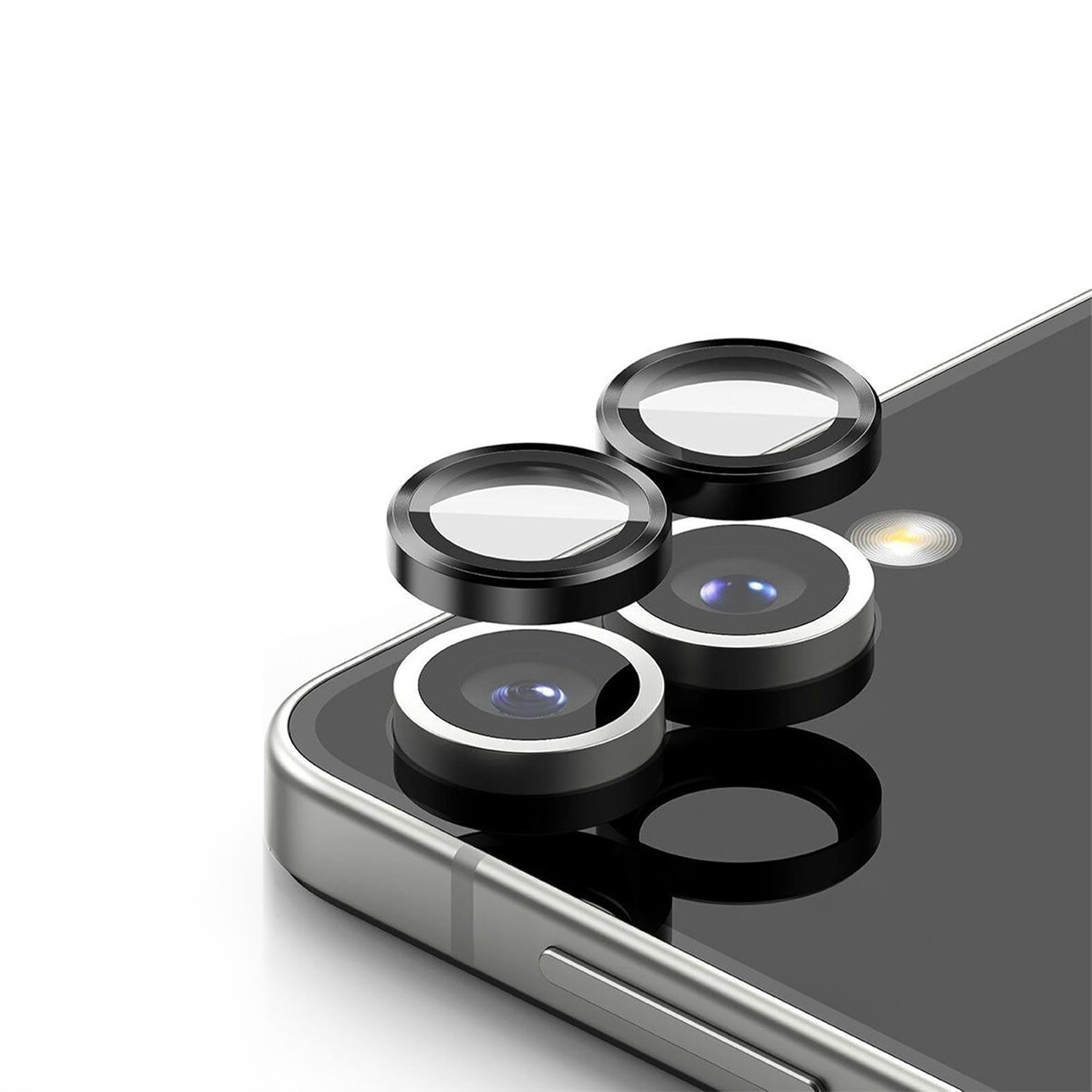 Microcase Samsung Z Flip 8 Kamera Camı Lens Koruyucu Halka Set - AL8114