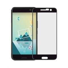 HTC M10 Tam Kaplayan Çerçeveli Tempered Cam Koruma