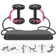 Microcase Ergonomik Ev Spor Salonu Vücut Kas Geliştirme Lastikli Karın Kol Bacak Egzersiz Aleti AL4235