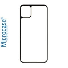 Microcase iPhone 11 Ön ve Arka Tam Kaplayan Çerçeveli Tempered Ekran Koruyucu Cam - Siyah