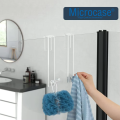 Microcase Sağlam Pleksi Malzemeden Şık Banyo Duşakabin Mutfak VB Alanlar İçin Askılık 1 Adet - AL4991