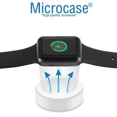 Microcase Huawei Watch GT 6 41mm İçin USB Manyetik Şarj Cihazı Beyaz - AL3433