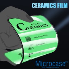 Microcase Xiaomi Redmi Note 7 Pro Tam Kaplayan Esnek Ceramic Nano Ekran Koruma - Siyah