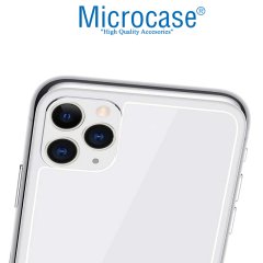 Microcase iPhone 11 Pro Max Arka Kapak için Tempered Glass Cam Koruma