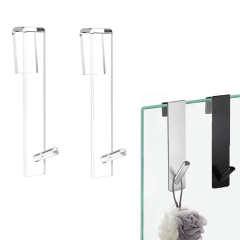 Microcase Sağlam Pleksi Malzemeden Şık Banyo Duşakabin Mutfak VB Alanlar İçin Askılık 2 Adet - AL4991