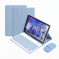 Microcase Xiaomi Poco Pad M1 12.1 inch Tablet için Bluetooth Klavye ve Mouse + Kılıf BKK6