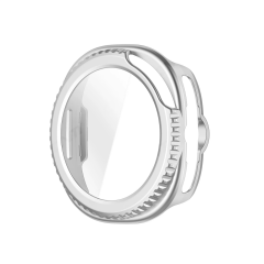 Microcase Samsung Galaxy Watch 8 40mm için Ekran Korumalı Sert Rubber Kılıf - AL3173