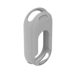 Microcase Xiaomi Mi Band 8 Önü Açık Mat Silikon Kılıf - AL3172 Gri