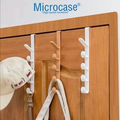 Microcase Taşınabilir Kapı Arkası Dikey 5 Kancalı Takı Eşya Çanta Şapka Kıyafet Askısı - AL4833 3 Adet