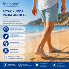 Microcase Unisex Şeffaf Deniz Ayakkabısı Nefes Alabilen Delikli Yapı Kaymaz Taban AL99099