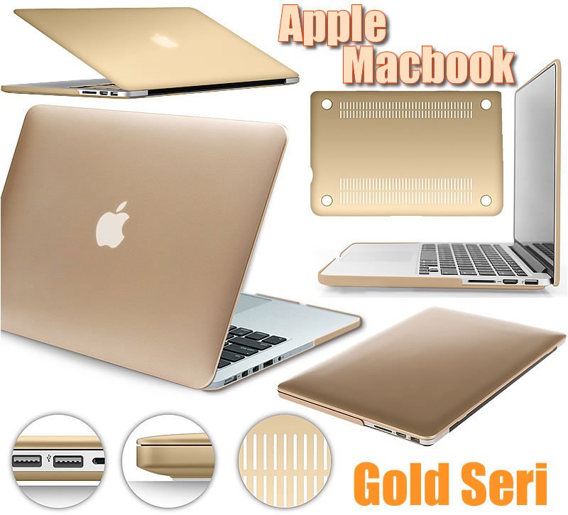 Macbook Air 11.6'' Gold Renk Koruma Kapak Kılıfı