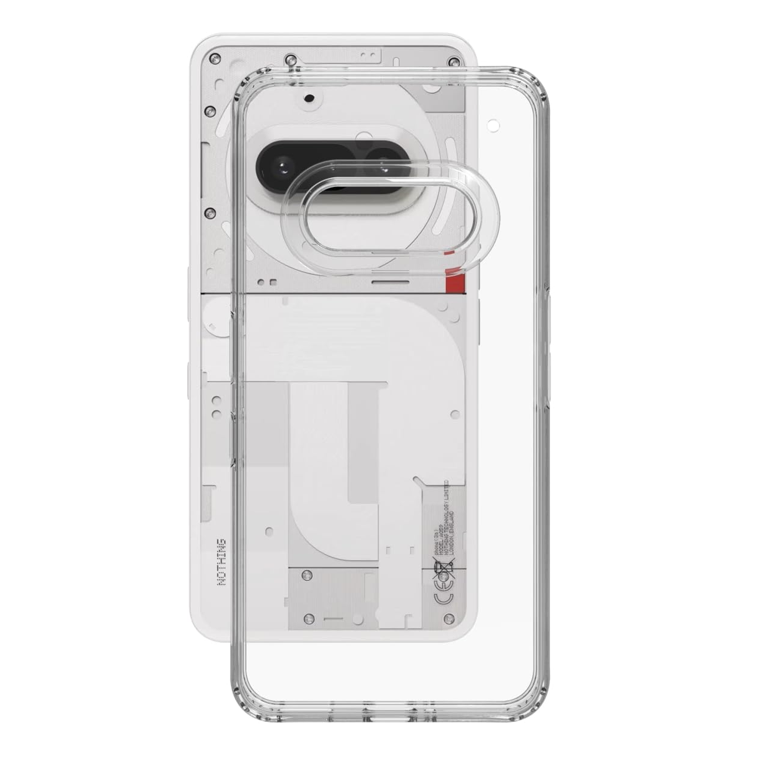Microcase Nothing Phone 3A ile Uyumlu Slim Serisi Soft TPU Silikon Kılıf - Şeffaf AL3324