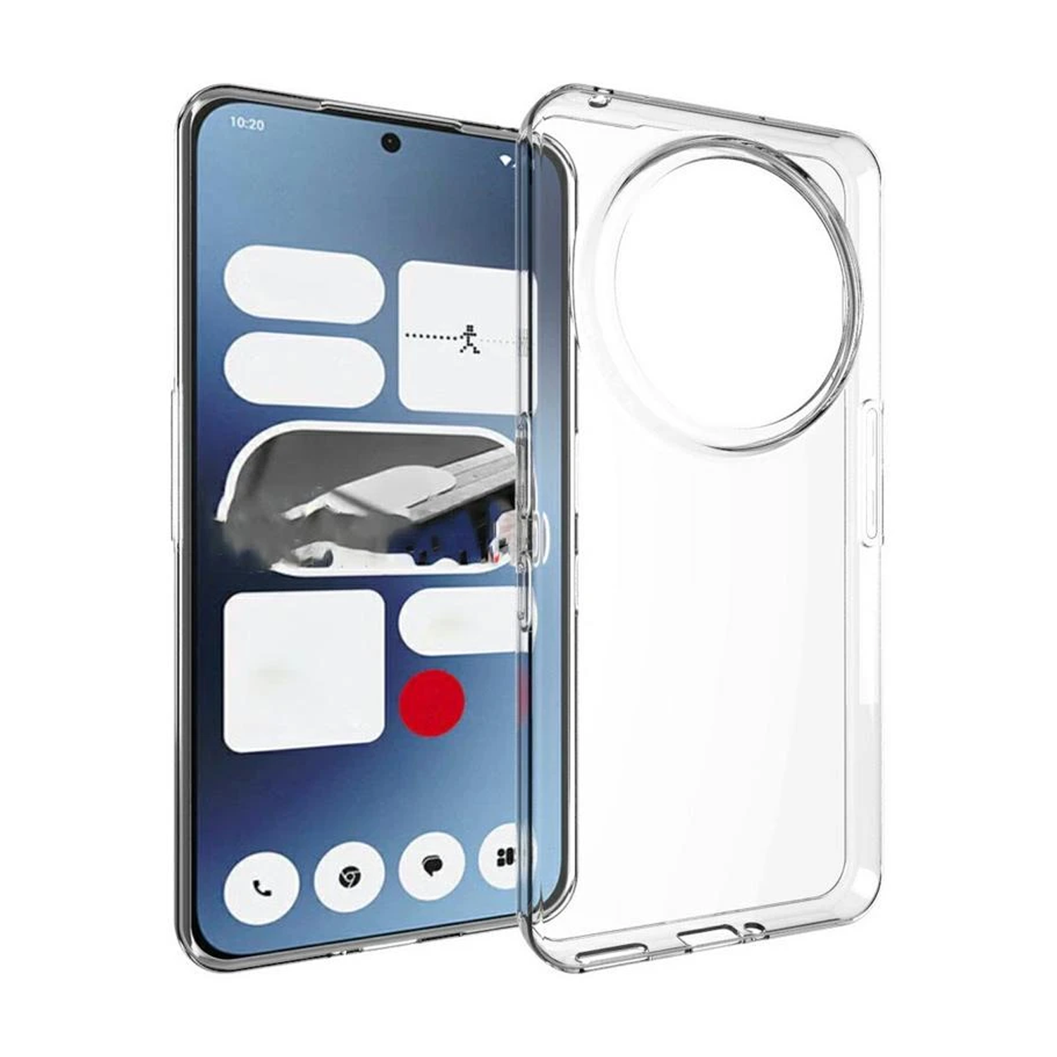 Microcase Nothing Phone 3A Pro ile Uyumlu Slim Serisi Soft TPU Silikon Kılıf - Şeffaf AL3324