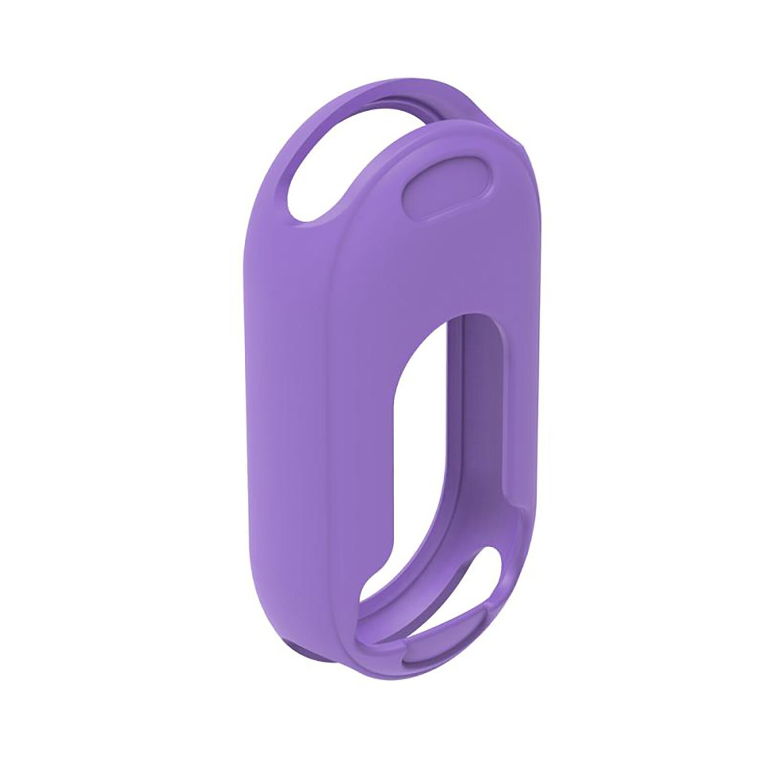 Microcase Xiaomi Mi Band 8 Önü Açık Mat Silikon Kılıf - AL3172 Mor