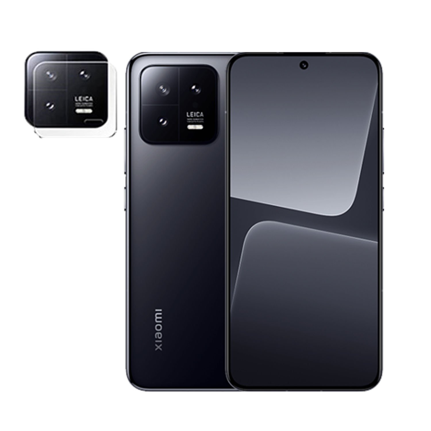 Microcase Xiaomi Mi 13 Pro Global Kamera Camı Lens Koruyucu Nano Esnek Film - AL3400