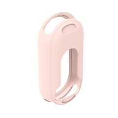 Microcase Xiaomi Mi Band 8 Önü Açık Mat Silikon Kılıf - AL3172 Pudra Pembe