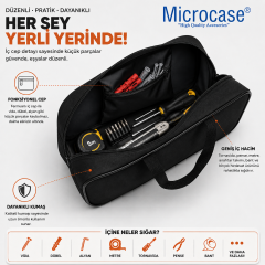 Microcase Su Geçirmez El Tutacaklı Takım ve Hırdavat Çantası AL5640