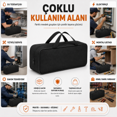 Microcase Su Geçirmez El Tutacaklı Takım ve Hırdavat Çantası AL5640