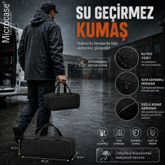 Microcase Su Geçirmez El Tutacaklı Takım ve Hırdavat Çantası AL5640