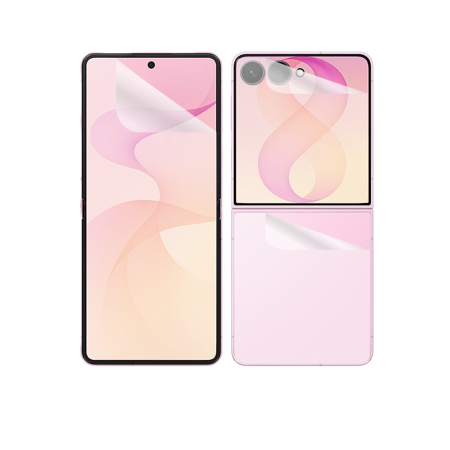 Microcase Samsung Z Flip 8 Esnek Ön Arka Koruma Filmi - AL3426