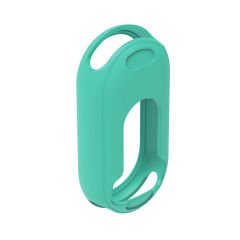 Microcase Xiaomi Mi Band 8 Önü Açık Mat Silikon Kılıf - AL3172 Su Yeşili