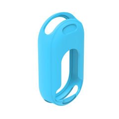 Microcase Xiaomi Mi Band 8 Önü Açık Mat Silikon Kılıf - AL3172 Turkuaz