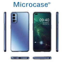 Microcase OPPO RENO 4 (4g) İnce 0.2 mm Soft Silikon Kılıf - Şeffaf