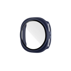 Microcase Samsung Galaxy Watch 8 Classic 46mm için Ekran Korumalı Sert Rubber Kılıf - AL3173