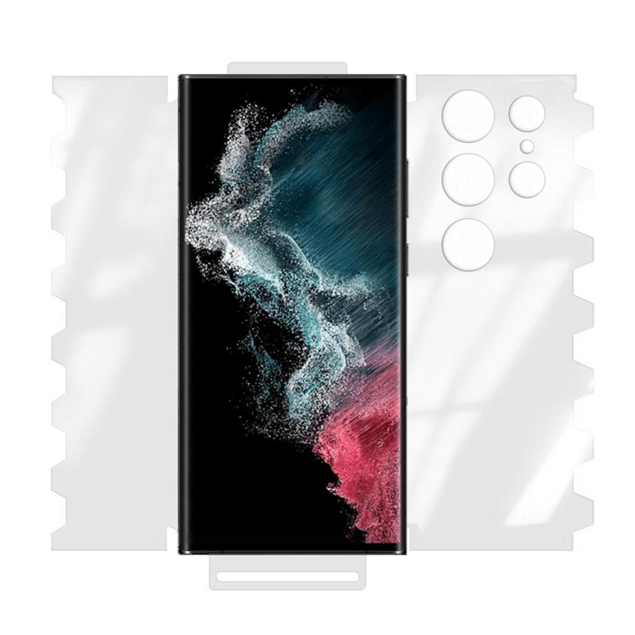 Microcase Samsung Galaxy S22 Ultra Ön Arka Yan Koruma Full Body Film - FL360