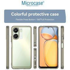 Microcase Xiaomi Redmi 13C 4G Shield Serisi Darbeye Dayanıklı Yarı Esnek Plastik Tpu Kılıf - AL8100