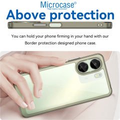 Microcase Xiaomi Redmi 13C 4G Shield Serisi Darbeye Dayanıklı Yarı Esnek Plastik Tpu Kılıf - AL8100