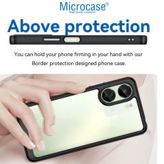 Microcase Xiaomi Redmi 13C 4G Shield Serisi Darbeye Dayanıklı Yarı Esnek Plastik Tpu Kılıf - AL8100