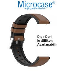 Microcase Xiaomi Watch S1 - S1 Active için Tokalı Deri Kordon Kayış - KY68