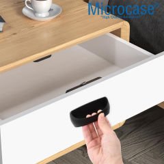 Microcase Plastik Yapışkanlı Sürgülü Pencere Çekmece Kapı Kolu Tutacağı-AL4834 1 Adet