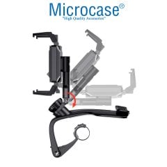 Microcase Araç İçi Numaratörlü Güneş Siperliği Ön Panel Dikiz Aynası Telefon Tutucu - AL2905