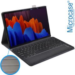 Microcase Samsung Galaxy Tab S7 FE SM-T733 12.4 inch Bluetooth Klavyeli Standlı Kılıf - BKK1