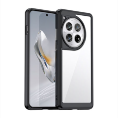 Microcase Oneplus 12 5G Shield Serisi Darbeye Dayanıklı Yarı Esnek Plastik Tpu Kılıf - AL8100