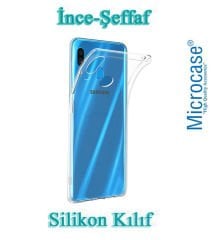 Microcase Samsung Galaxy M10s Ultra İnce 0.2 mm Soft Silikon Kılıf + Tam Kaplayan Çerçeveli Cam