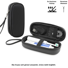 Microcase Şarjlı Diş Fırçaları için Askılıklı Seyahat Saklama Çantası Koruma Kabı Kutusu  AL5434