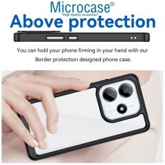 Microcase Xiaomi Poco F8 Ultra / Redmi K90 Pro Max Shield Serisi Darbeye Dayanıklı Yarı Esnek Plastik Tpu Kılıf - AL8100