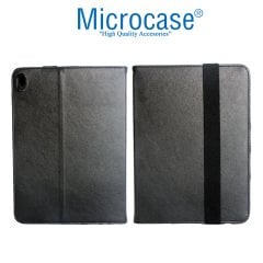 Microcase Lenovo Tab E10 TB-X104F Alfa Book Case PU Deri Standlı Kılıf - Siyah