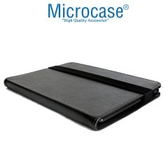 Microcase Lenovo Tab E10 TB-X104F Alfa Book Case PU Deri Standlı Kılıf - Siyah
