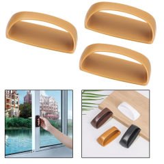 Microcase Plastik Yapışkanlı Sürgülü Pencere Çekmece Kapı Kolu Tutacağı-AL4834 3 Adet